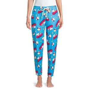Womens Peanuts SNOOPY in the POOL Sleep Lounge Pajama Pants Size XS 0/2 NWT